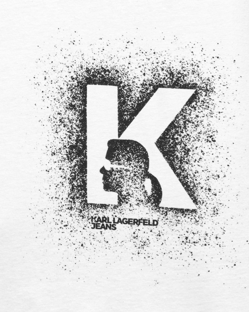 Camisetas Manga corta Hombre Karl Lagerfeld Blanco B3M17029