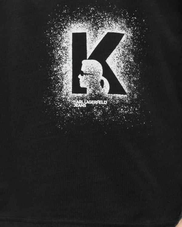 Camisetas Manga corta Hombre Karl Lagerfeld Negro B3M17029