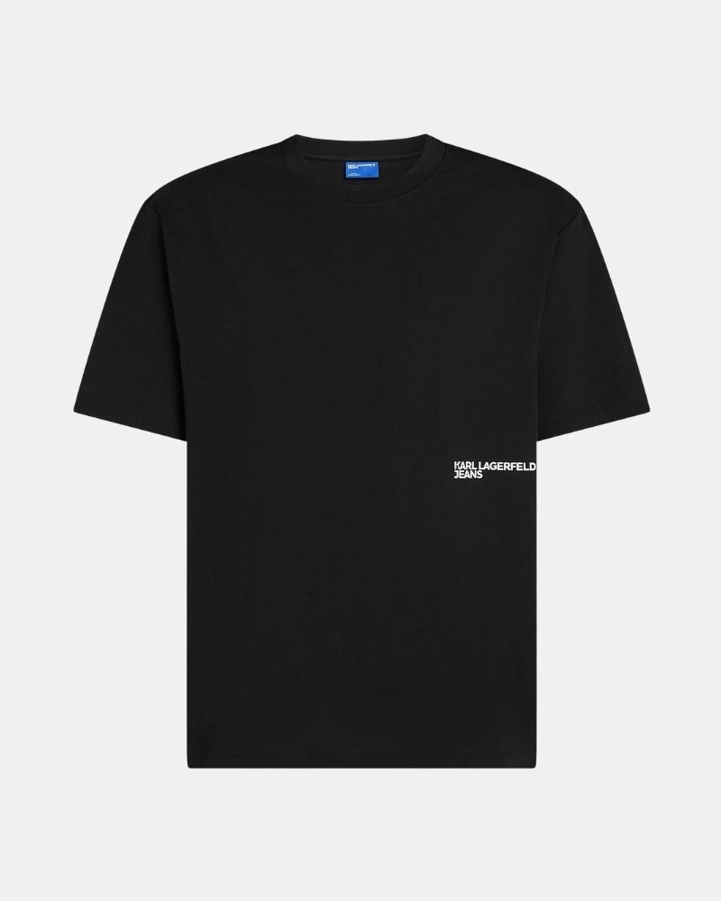 Camisetas Manga corta Hombre Karl Lagerfeld Negro B3M17009