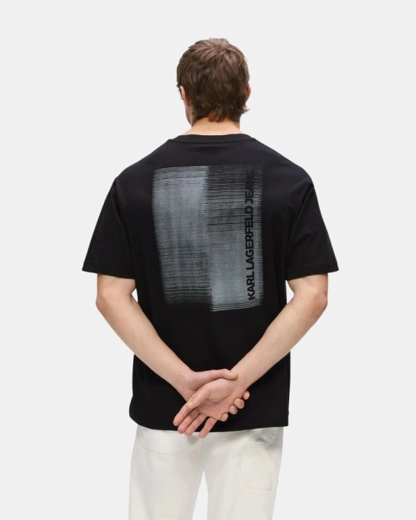 Camisetas Manga corta Hombre Karl Lagerfeld Negro B3M17009