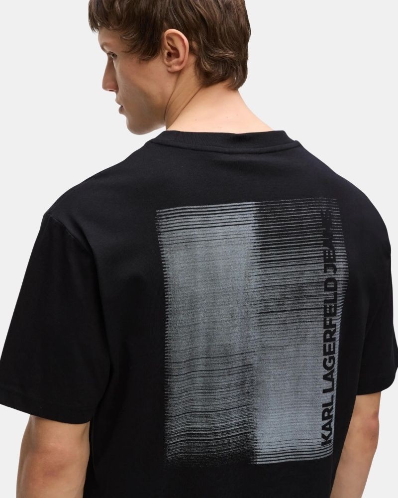Camisetas Manga corta Hombre Karl Lagerfeld Negro B3M17009