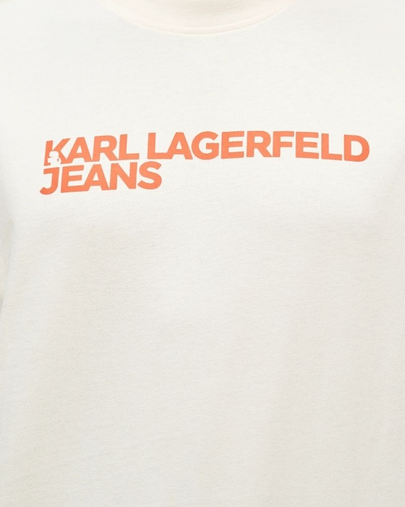 Camisetas Manga corta Hombre Karl Lagerfeld Naranja Beige A1M17002