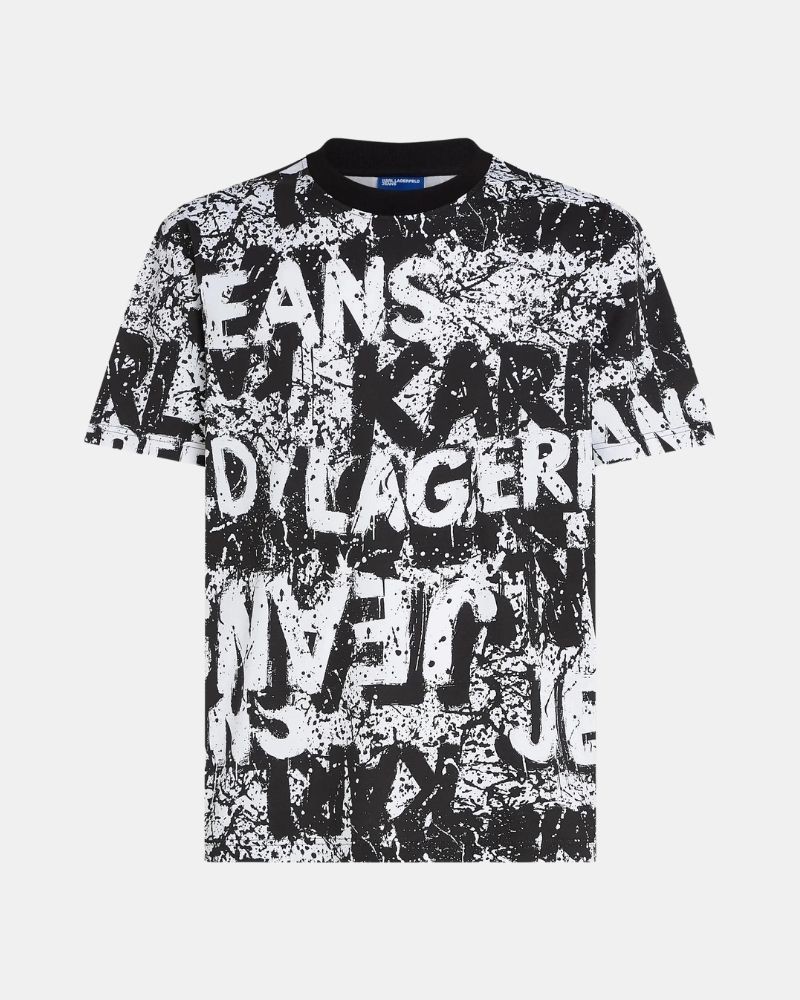 Camisetas Manga corta Hombre Karl Lagerfeld Negro B3M17033
