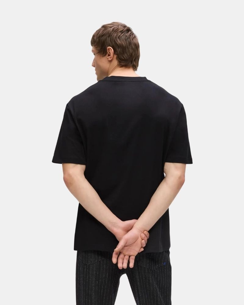 Camisetas Manga corta Hombre Karl Lagerfeld Negro B3M17034