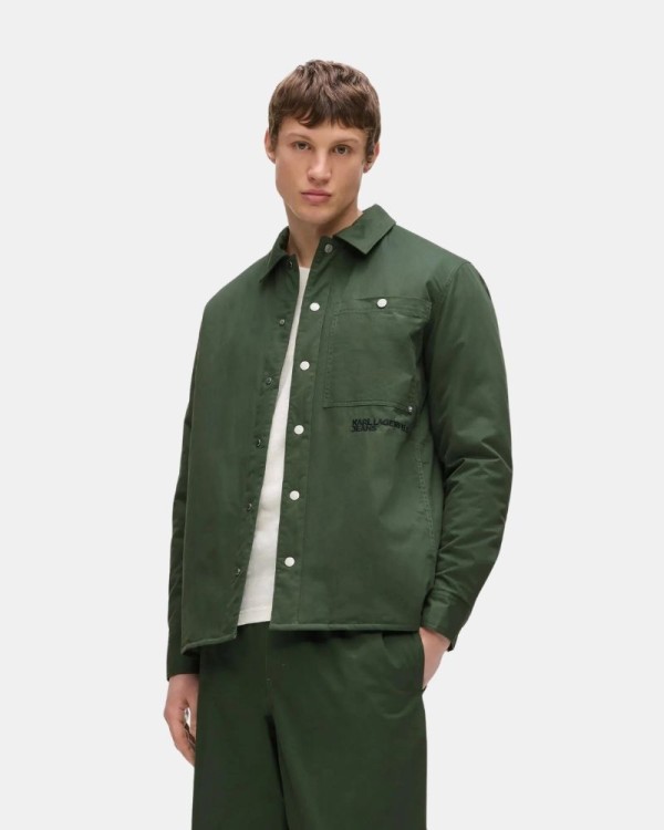 Camisas Hombre Karl Lagerfeld Verde B3M14006
