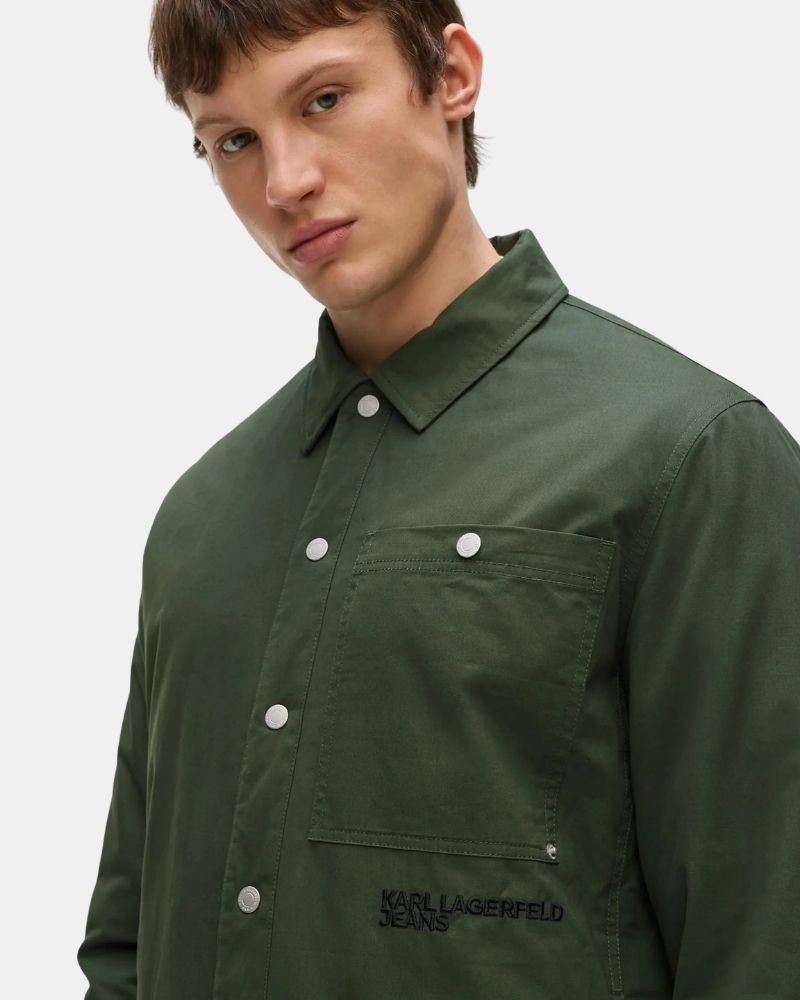 Camisas Hombre Karl Lagerfeld Verde B3M14006