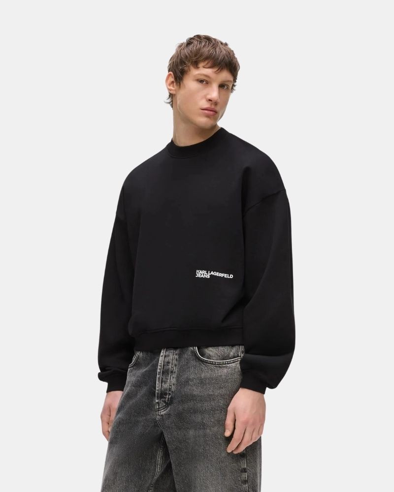 Sudaderas Sin capucha Hombre Karl Lagerfeld Negro B3M20002