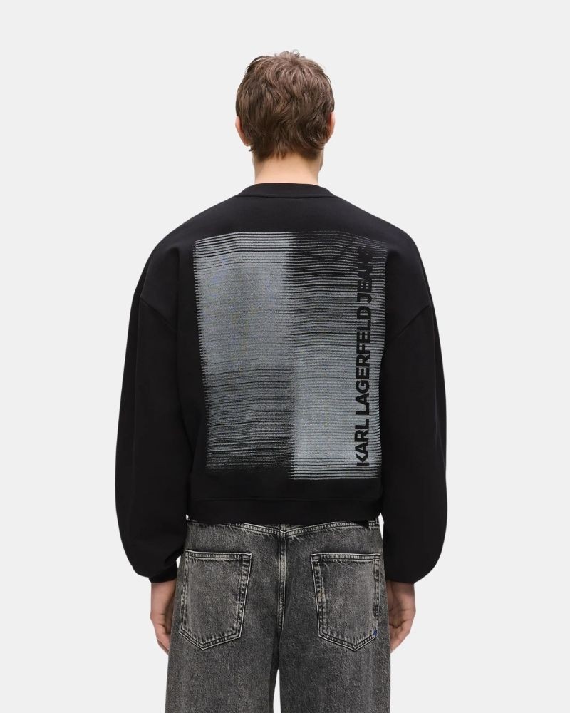 Sudaderas Sin capucha Hombre Karl Lagerfeld Negro B3M20002