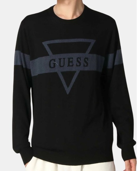 Jersey Manga larga Hombre  Negro M6YR09 Z0914