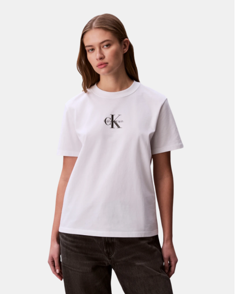 Camisetas Manga corta Mujer CALVIN KLEIN Blanco LV047C856GYAF