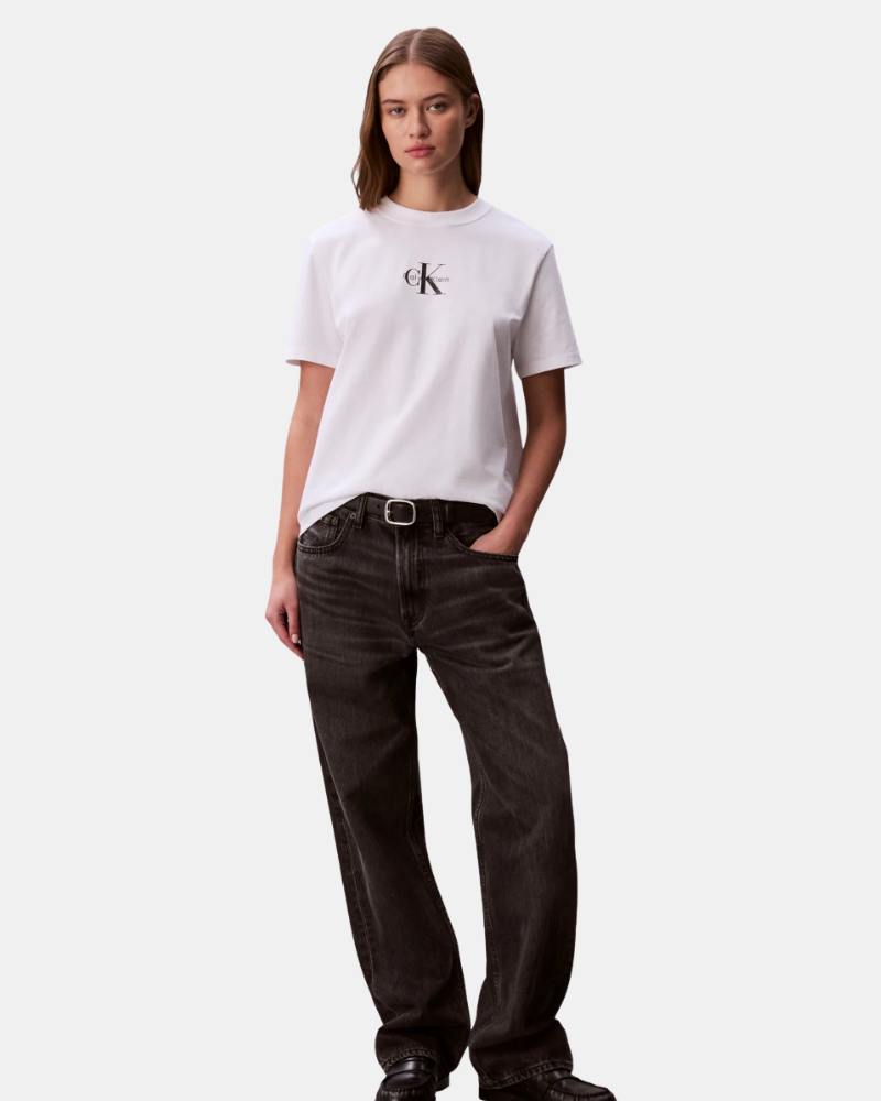 Camisetas Manga corta Mujer CALVIN KLEIN Blanco LV047C856GYAF