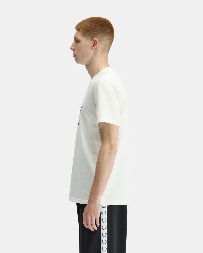 Camisetas Manga corta Hombre FRED PERRY Blanco M2406