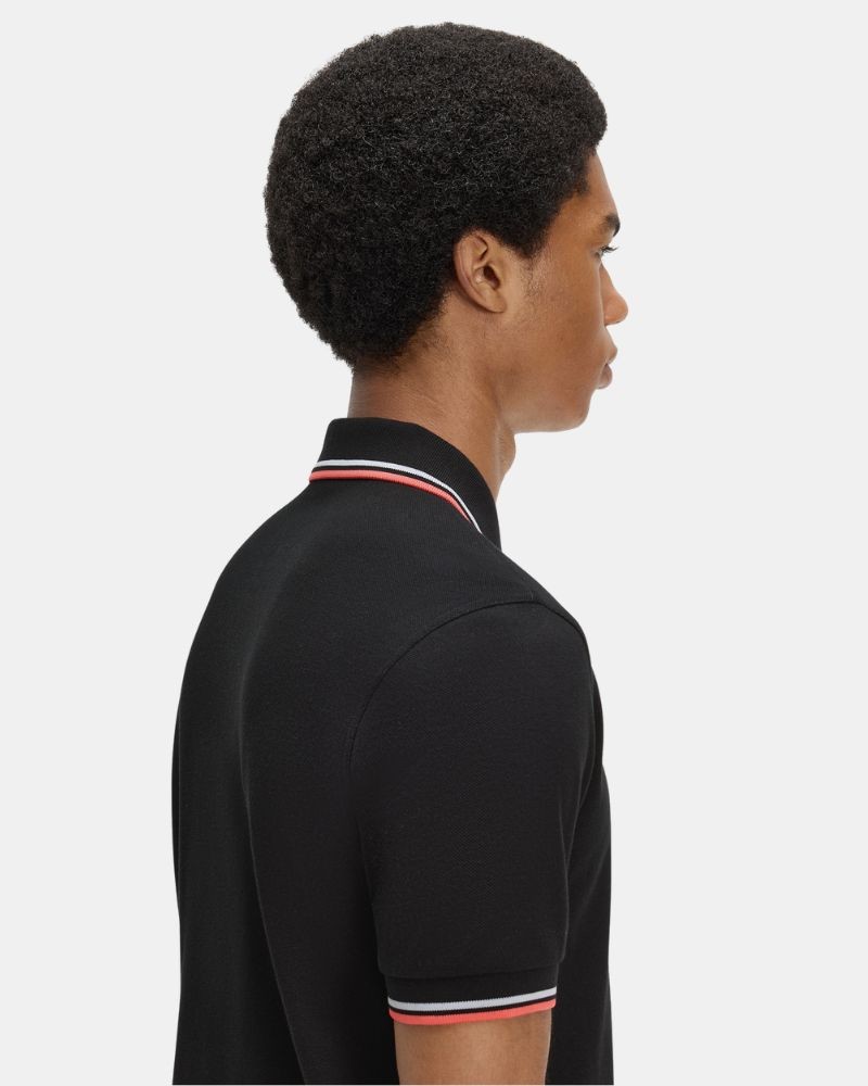 Camisetas Manga corta Hombre FRED PERRY Negro M3600