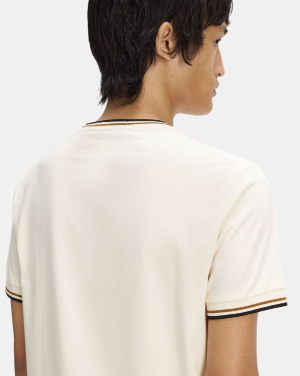 Camisetas Manga corta Hombre FRED PERRY Beige M1588