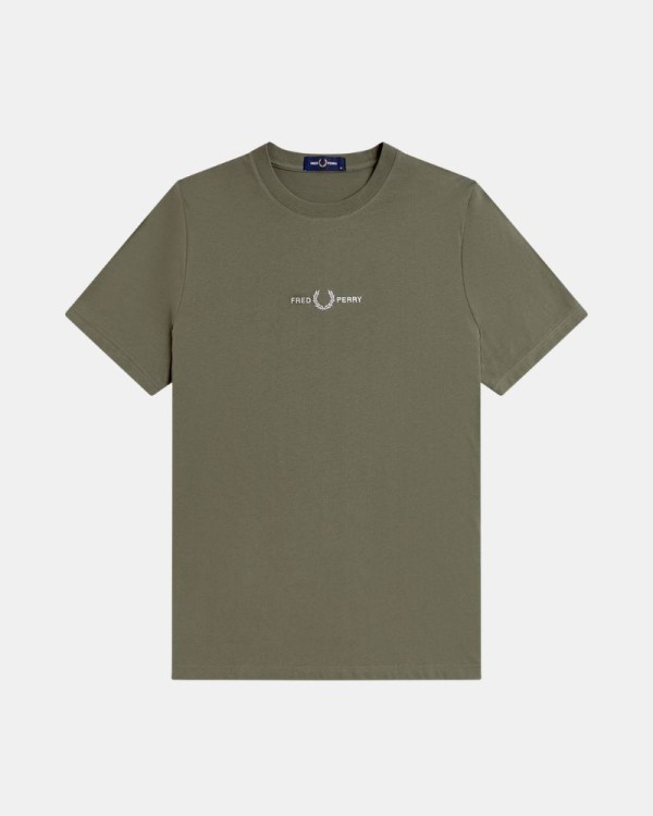 Camisetas Manga corta Hombre FRED PERRY Verde M4580