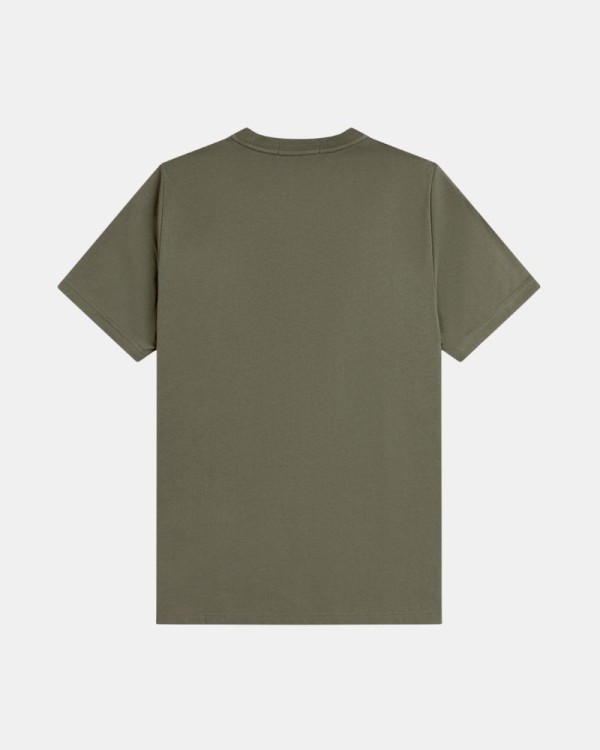 Camisetas Manga corta Hombre FRED PERRY Verde M4580