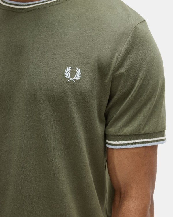 Camisetas Manga corta Hombre FRED PERRY Verde M1588