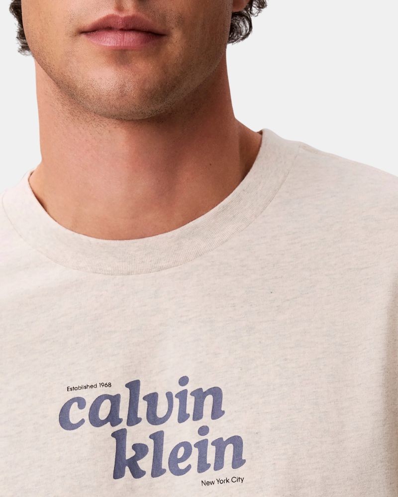 Camisetas Manga corta Hombre CALVIN KLEIN Beige LV04RG815GP4P