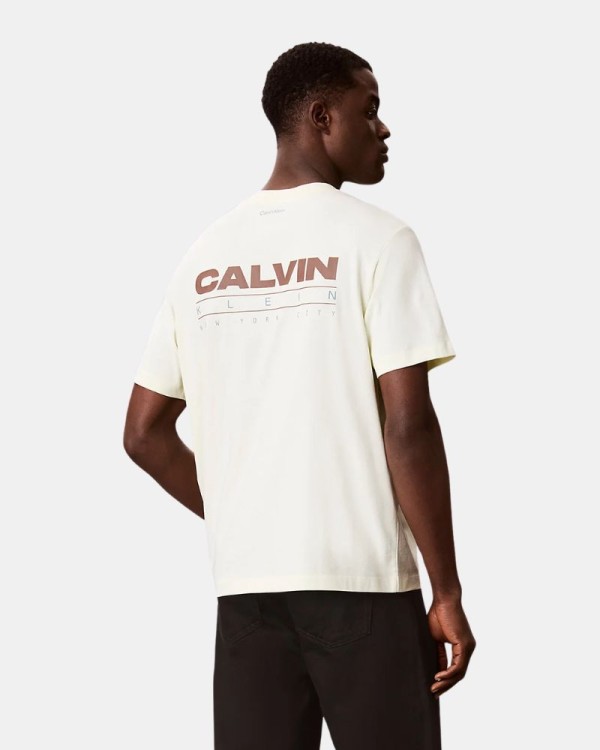 Camisetas Manga corta Hombre CALVIN KLEIN Beige LV04RG827G486
