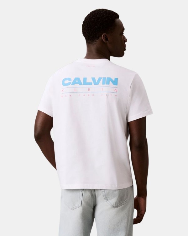 Camisetas Manga corta Hombre CALVIN KLEIN Blanco LV04RG827GYAF