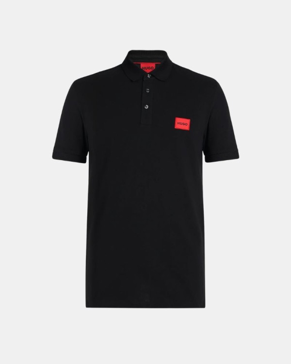 Camisetas Manga corta Polos Hombre HUGO Negro 50466202 DERESO222