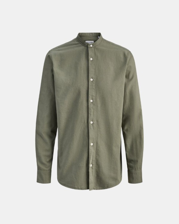 Camisas Manga larga Hombre JACK AND JONES Verde 122886001 BREEZE