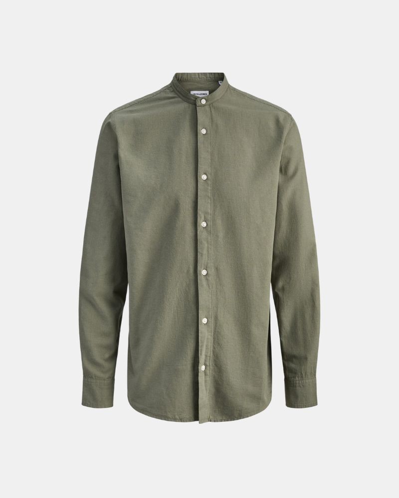Camisas Manga larga Hombre JACK AND JONES Verde 122886001 BREEZE