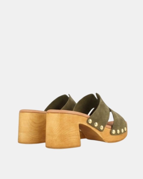 Sandalias Abiertas Mujer MARILA Verde CHICAGO