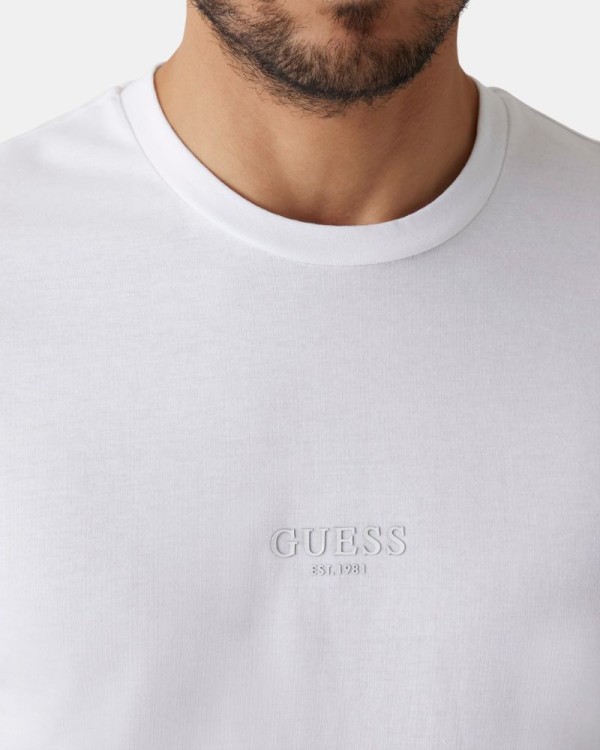 Camisetas Manga corta Hombre  Blanco M2YI72 I3Z14