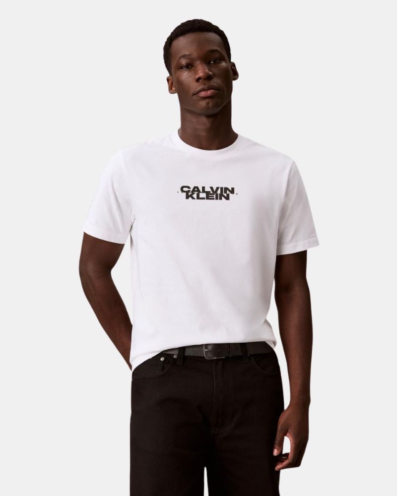 Camisetas Manga corta Hombre CALVIN KLEIN Blanco LV04RG834GYAF