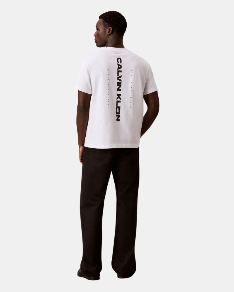 Camisetas Manga corta Hombre CALVIN KLEIN Blanco LV04RG834GYAF