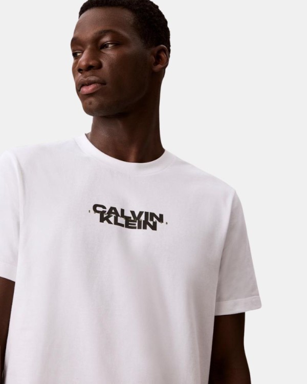 Camisetas Manga corta Hombre CALVIN KLEIN Blanco LV04RG834GYAF