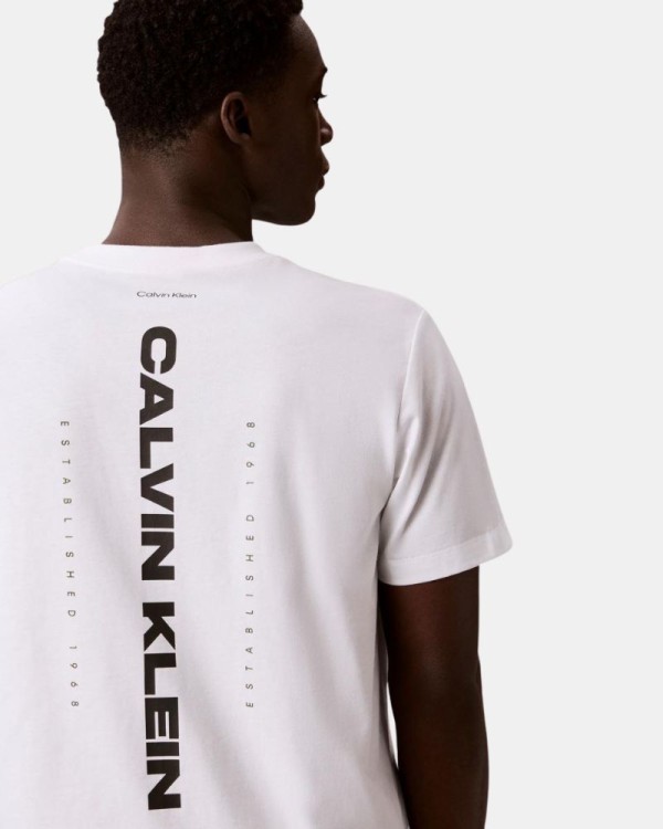 Camisetas Manga corta Hombre CALVIN KLEIN Blanco LV04RG834GYAF