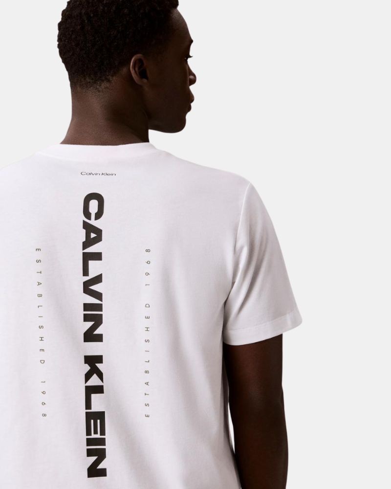 Camisetas Manga corta Hombre CALVIN KLEIN Blanco LV04RG834GYAF
