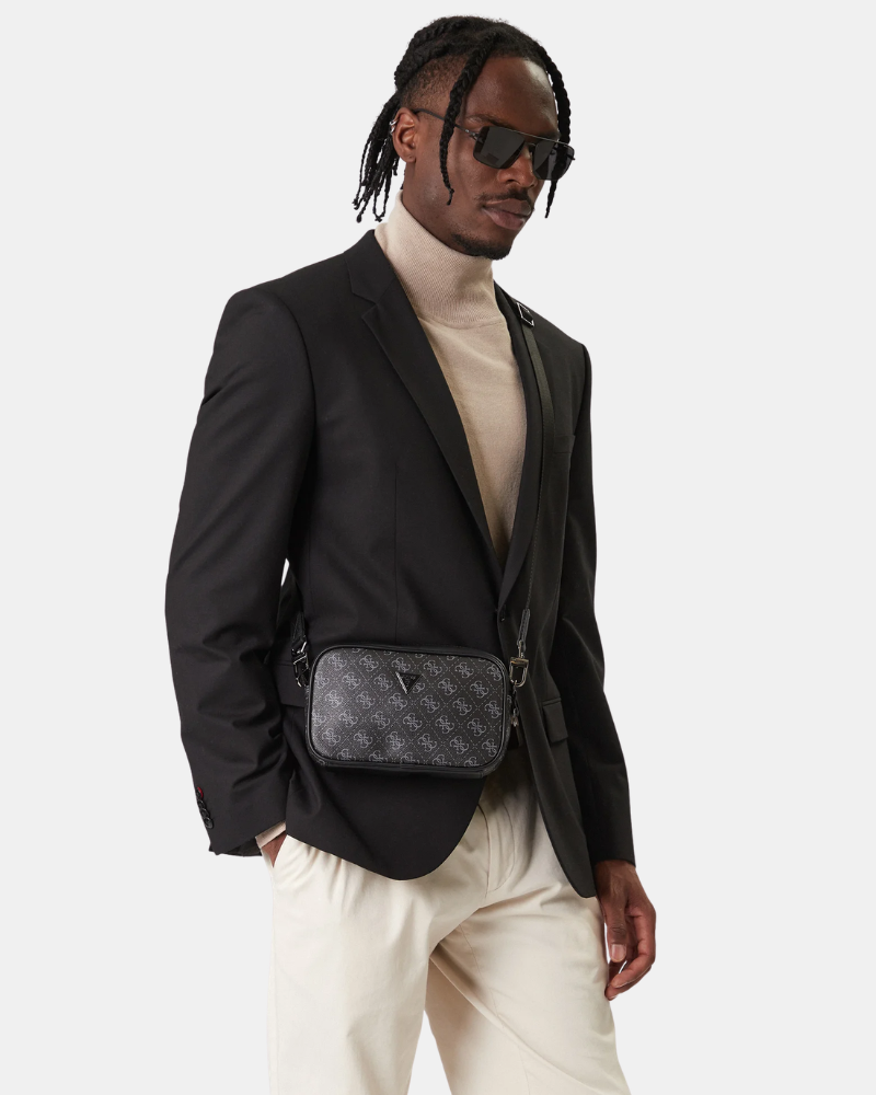 Bolsos Hombre GUESS Negro MILANO HMMILO P6150