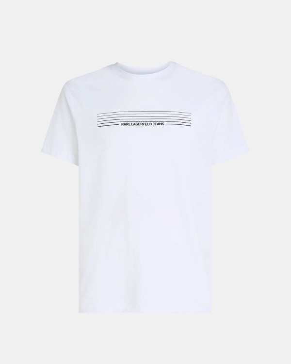 Camisetas Manga corta Hombre Karl Lagerfeld Blanco B3M17001