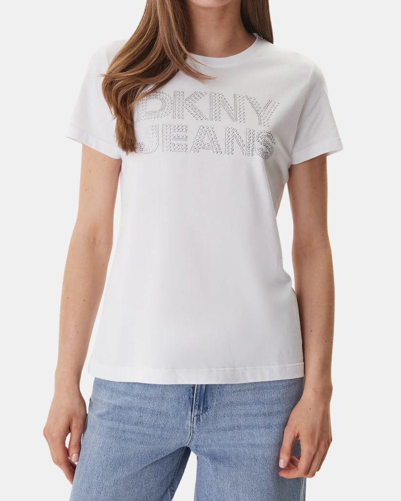 Camisetas Manga corta Mujer DKNY Blanco DJ6T1692
