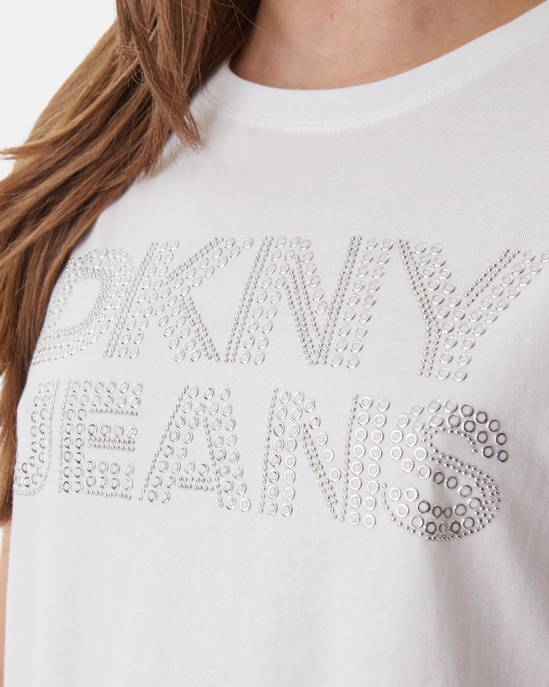 Camisetas Manga corta Mujer DKNY Blanco DJ6T1692