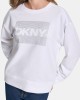 Sudaderas Manga larga Mujer DKNY Blanco DJ6T1677