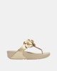 Sandalias De dedo Chancletas Mujer FITFLOP Oro A4N 675