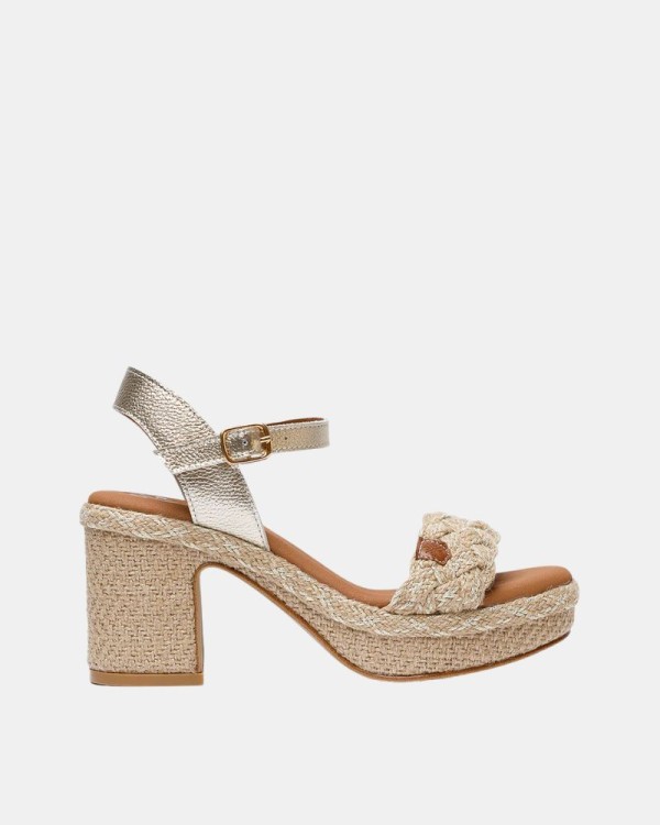 Sandalias Abiertas Mujer  Oro Beige CT49001 071 NERINA AMURA
