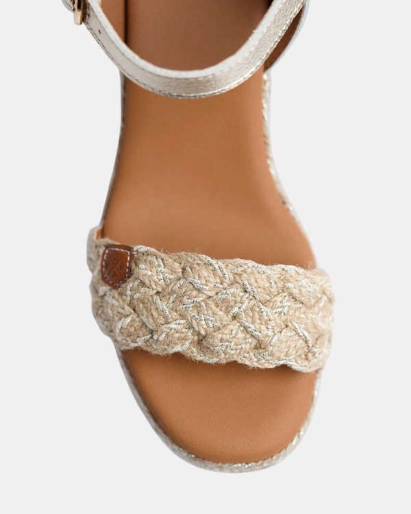Sandalias Abiertas Mujer  Oro Beige CT49001 071 NERINA AMURA