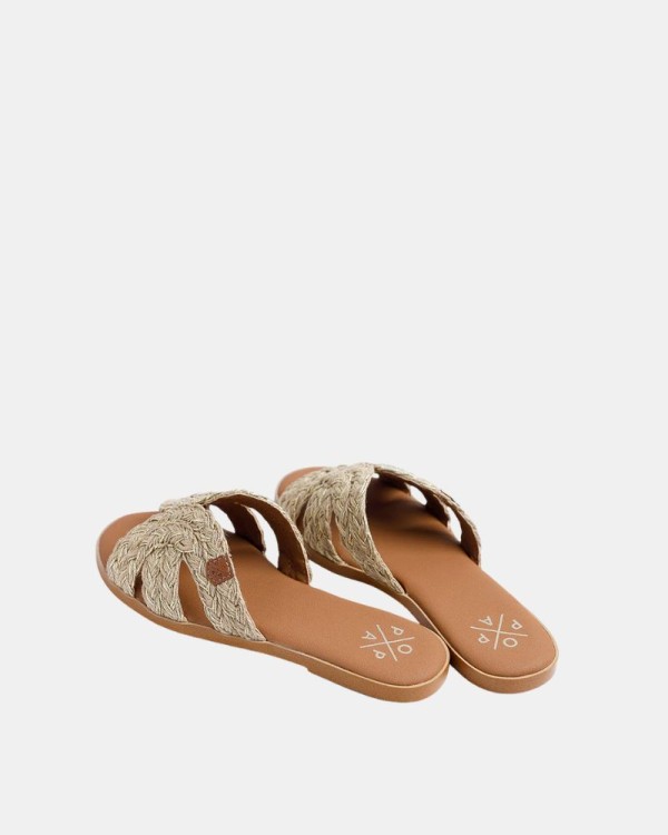 Sandalias Abiertas Mujer  Oro MS38502 071 TUFIA INDIA