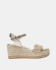 Sandalias Abiertas Alpargatas Mujer  Oro CB48902 071 GARUA YUTE