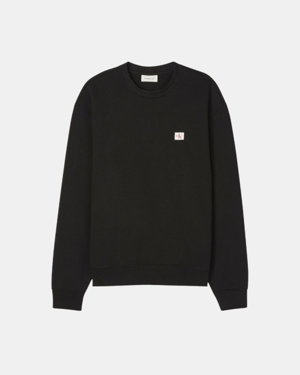 Sudaderas Sin capucha Hombre CALVIN KLEIN Negro LV04RC273GUB1