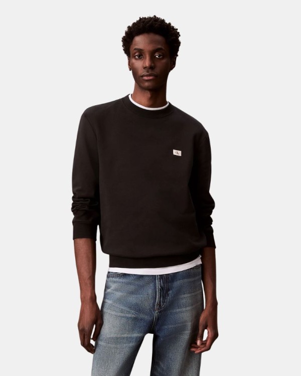 Sudaderas Sin capucha Hombre CALVIN KLEIN Negro LV04RC273GUB1