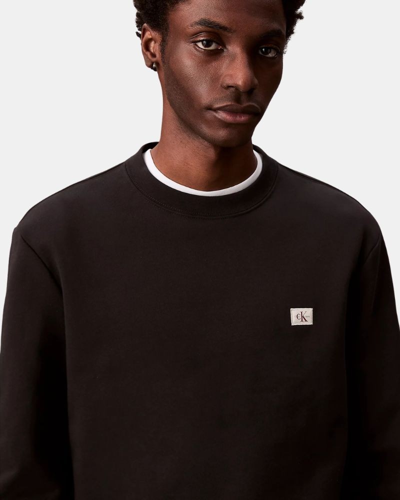 Sudaderas Sin capucha Hombre CALVIN KLEIN Negro LV04RC273GUB1