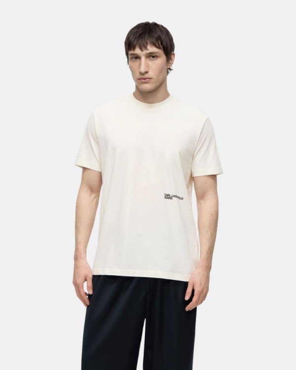 Camisetas Manga corta Hombre Karl Lagerfeld Blanco B3M17005