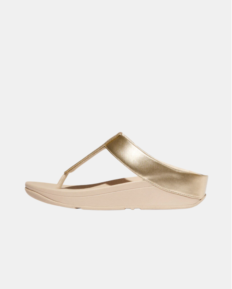Sandalias De dedo Chancletas Mujer FITFLOP Oro IK5 675 FINO