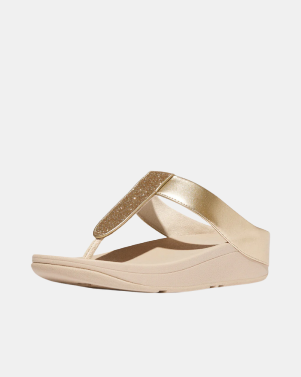 Sandalias De dedo Chancletas Mujer FITFLOP Oro IK5 675 FINO